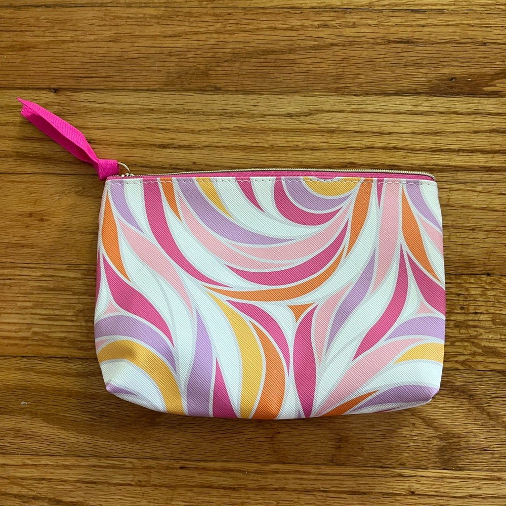 FREE WITH PURCHASE new makeup bag pink Barbie cosmetics pouch clutch